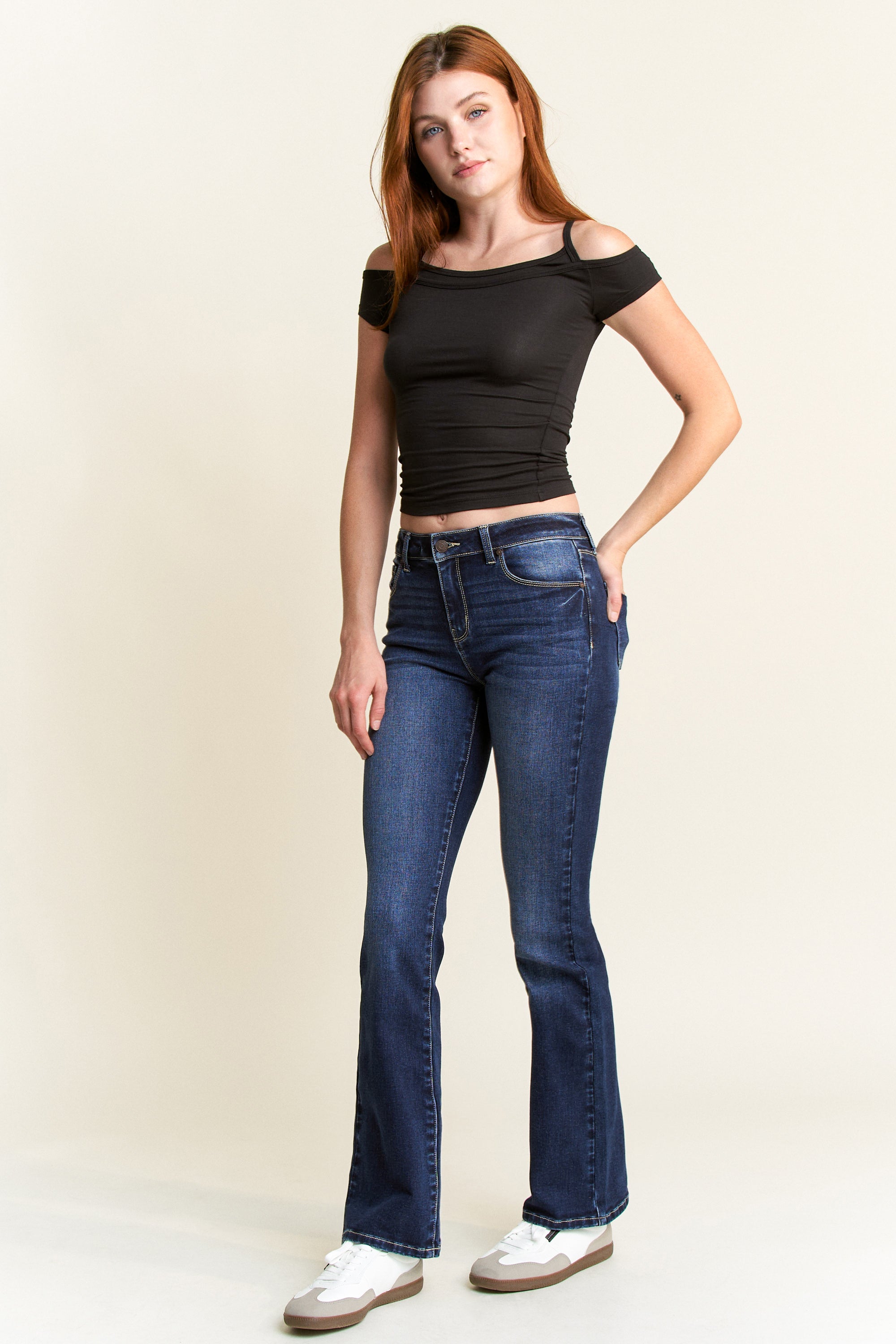 High Rise Classic Bootcut Jeans 4