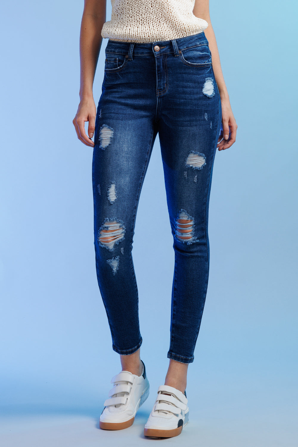 Enjean fashion high waisted jeans