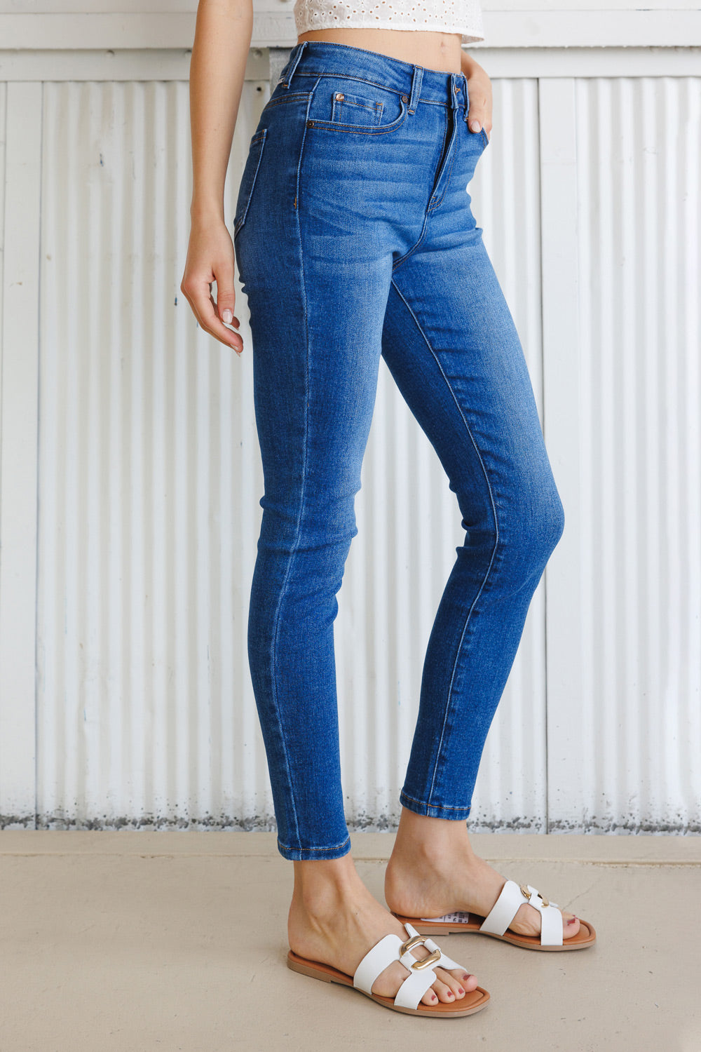 Enjean fashion high waisted jeans